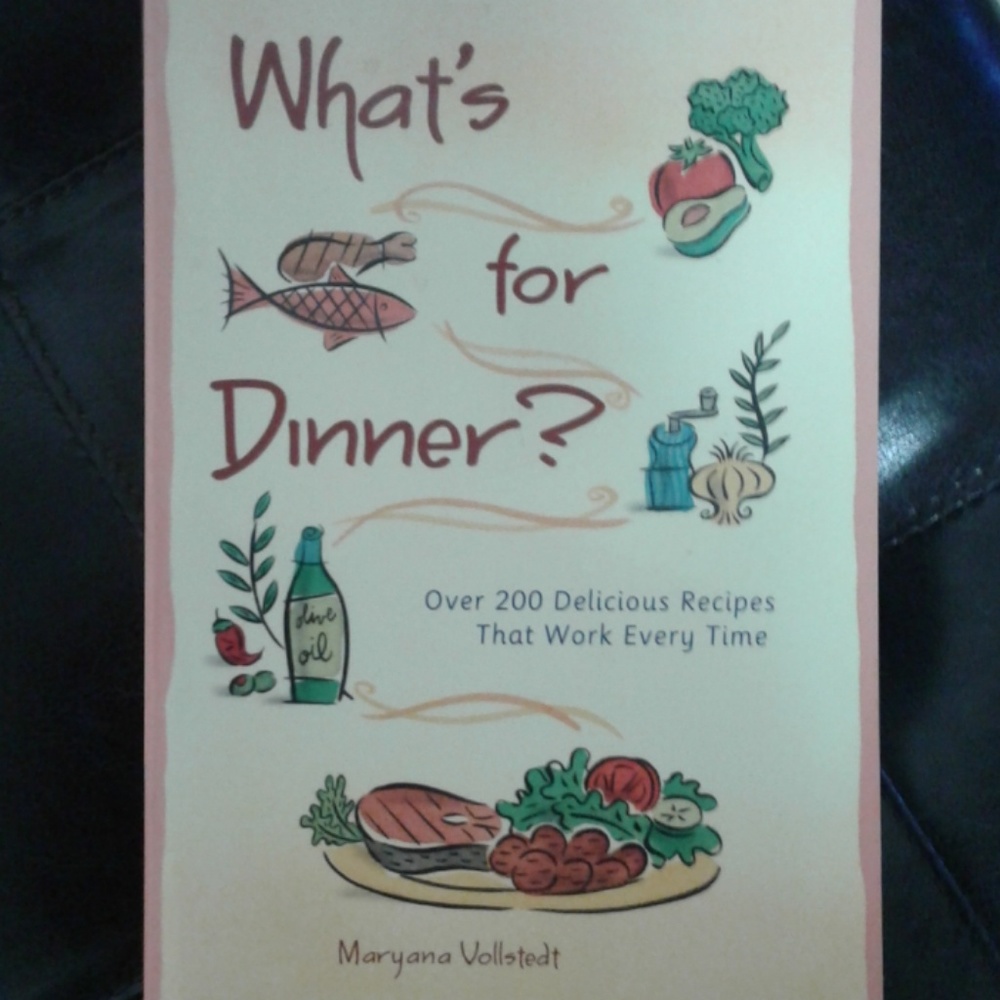 What's for dinner cookbook.   Paperback